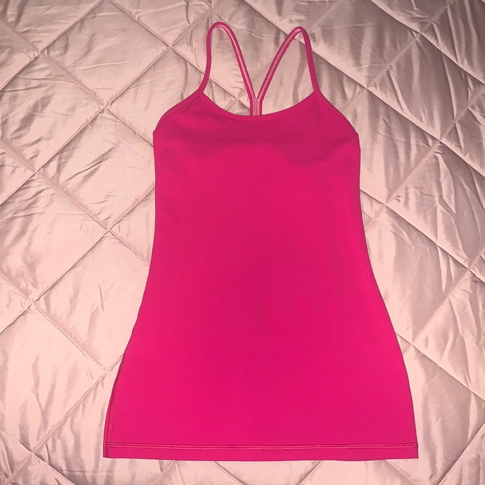 Pink Lululemon tank